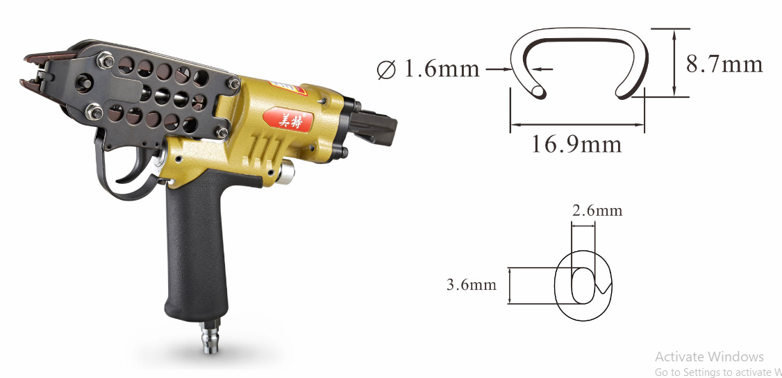 Súng bắn đinh C nhỏ Meite SC760B