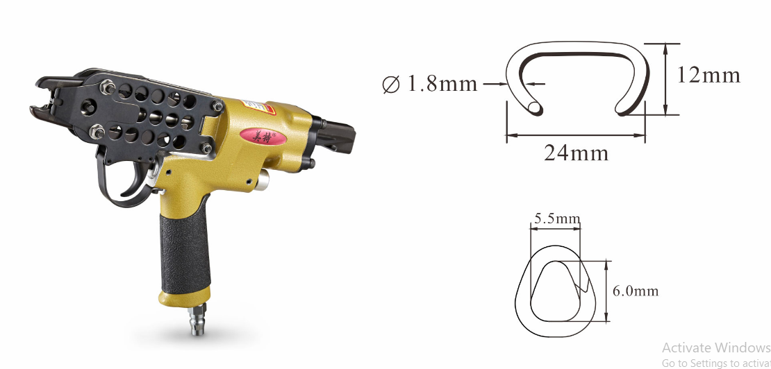 Súng bắn đinh chữ C lớn Meite SC7C