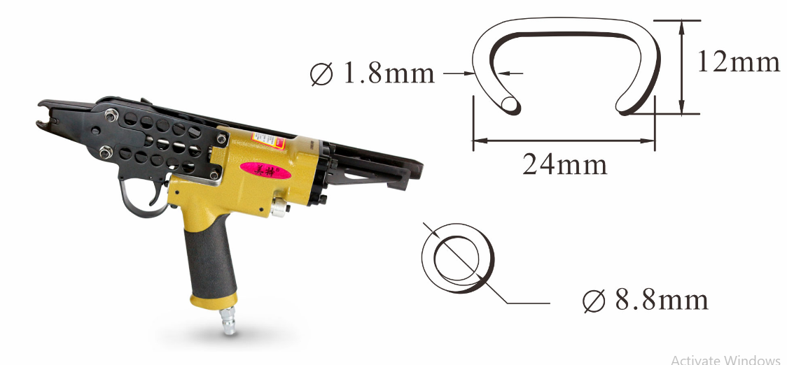 Súng Bắn Đinh Chữ C Meite SC7E: Công Cụ Bấm Ghép Chuyên Nghiệp Cho Nội Thất & Nệm
